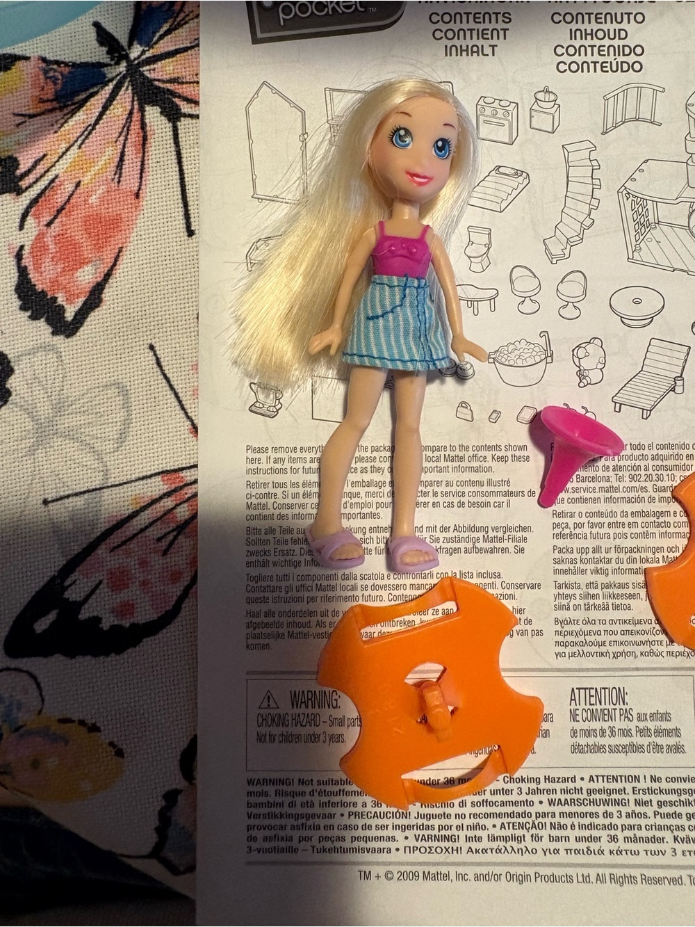 Mattel Polly Pocket Playhouse - Hot Pink & Lime - Picture 8 of 11